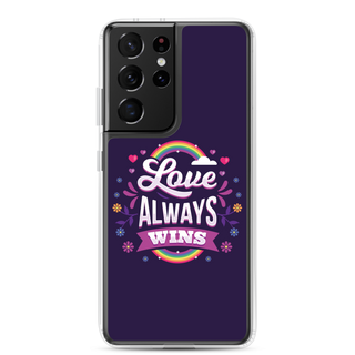 Love Always Wins Clear Case for Samsung®