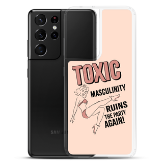 Toxic Masculinity Clear Case for Samsung®