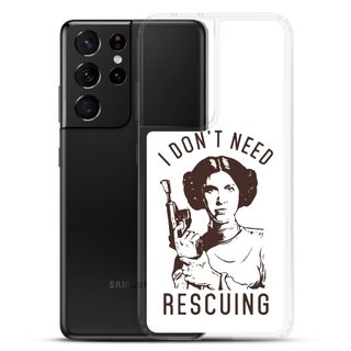 I Don’t Need Rescuing Clear Case for Samsung®