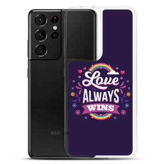 Love Always Wins Clear Case for Samsung®