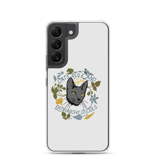 Cat Rule and Patriachy Drools Clear Case for Samsung®