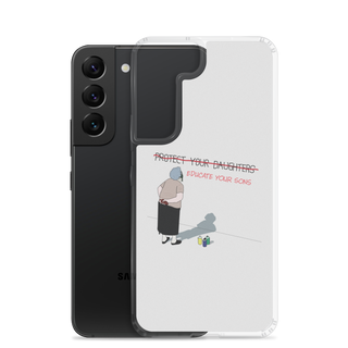 Educate Your Sons Clear Case for Samsung®