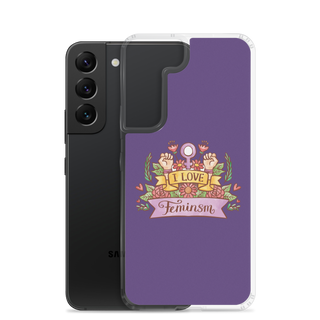 I Love Feminism Clear Case for Samsung®