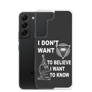 I Want To Know Clear Case for Samsung®