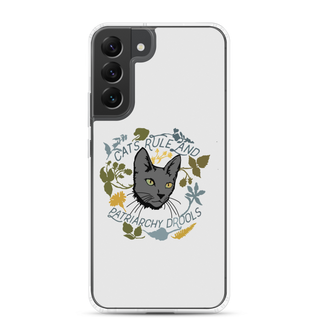 Cat Rule and Patriachy Drools Clear Case for Samsung®