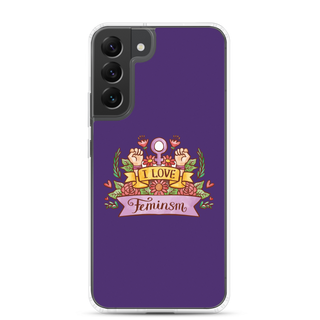 I Love Feminism Clear Case for Samsung®