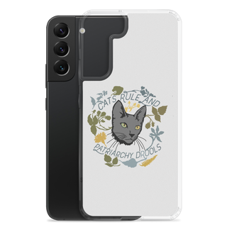 Cat Rule and Patriachy Drools Clear Case for Samsung®