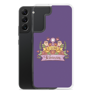 I Love Feminism Clear Case for Samsung®