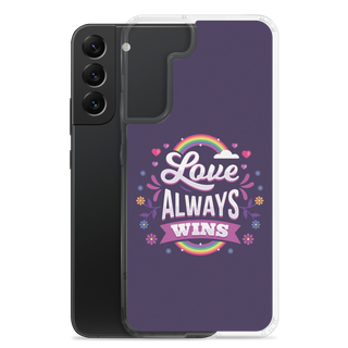 Love Always Wins Clear Case for Samsung®