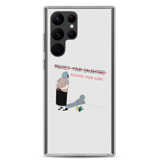 Educate Your Sons Clear Case for Samsung®