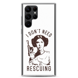 I Don’t Need Rescuing Clear Case for Samsung®