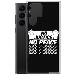 No Justice No Peace Clear Case for Samsung®