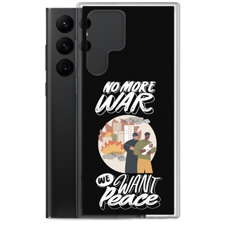 We Want Peace Clear Case for Samsung®