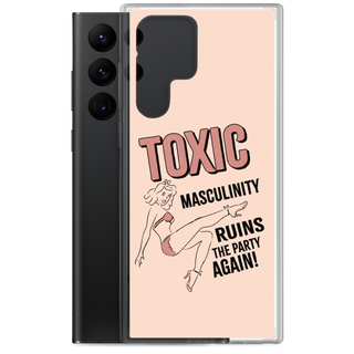 Toxic Masculinity Clear Case for Samsung®