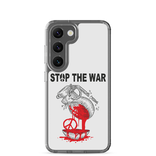 Stop The War Clear Case for Samsung®