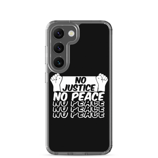 No Justice No Peace Clear Case for Samsung®