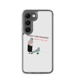 Educate Your Sons Clear Case for Samsung®