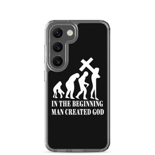 Man Created God Clear Case for Samsung®