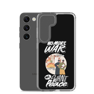 We Want Peace Clear Case for Samsung®