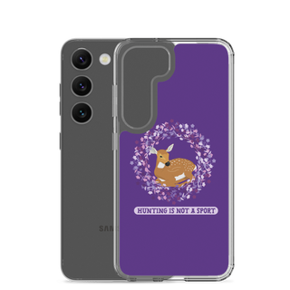 Hunting is Not a Sport Clear Case for Samsung®