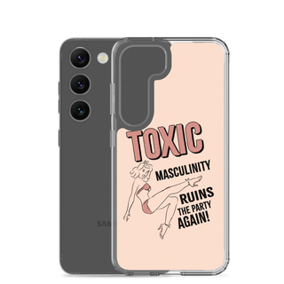 Toxic Masculinity Clear Case for Samsung®