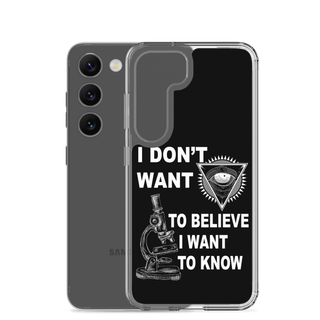 I Want To Know Clear Case for Samsung®