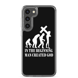 Man Created God Clear Case for Samsung®