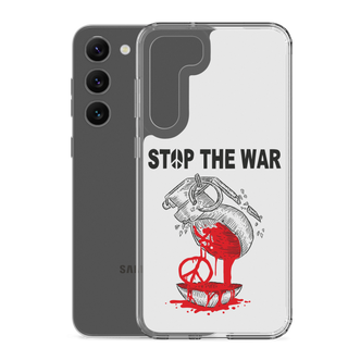 Stop The War Clear Case for Samsung®