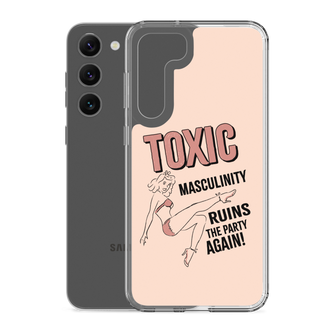 Toxic Masculinity Clear Case for Samsung®