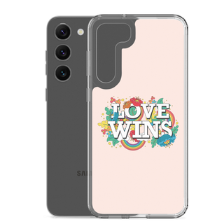 Love Wins Clear Case for Samsung®