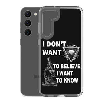 I Want To Know Clear Case for Samsung®