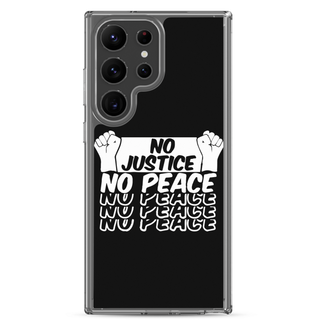 No Justice No Peace Clear Case for Samsung®