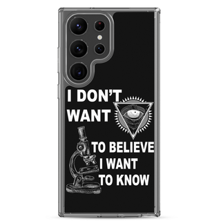 I Want To Know Clear Case for Samsung®