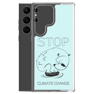 Stop Climate Clear Case for Samsung®