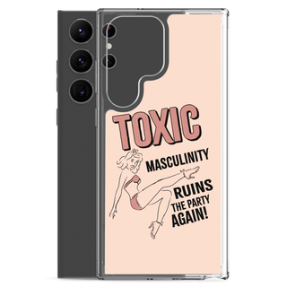 Toxic Masculinity Clear Case for Samsung®