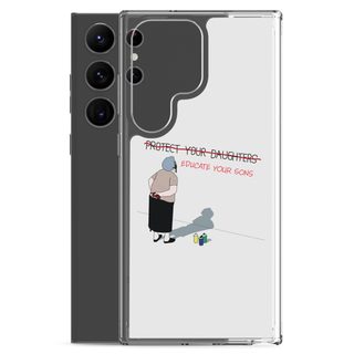 Educate Your Sons Clear Case for Samsung®