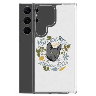 Cat Rule and Patriachy Drools Clear Case for Samsung®