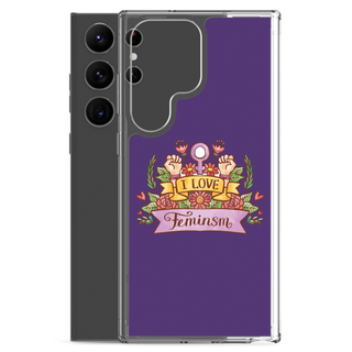 I Love Feminism Clear Case for Samsung®