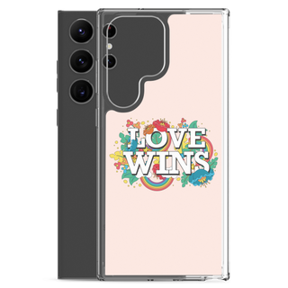 Love Wins Clear Case for Samsung®