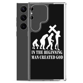 Man Created God Clear Case for Samsung®