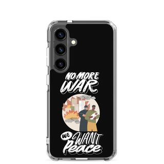 We Want Peace Clear Case for Samsung®