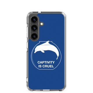 Captivity is Cruel Clear Case for Samsung®