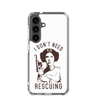 I Don’t Need Rescuing Clear Case for Samsung®