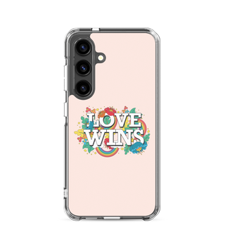 Love Wins Clear Case for Samsung®