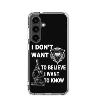 I Want To Know Clear Case for Samsung®