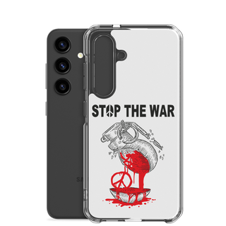 Stop The War Clear Case for Samsung®