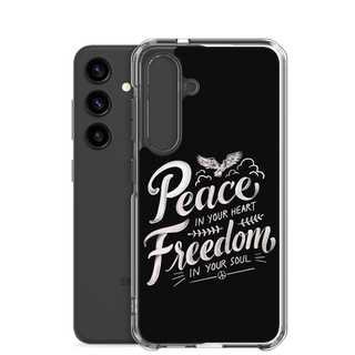 Peace In Your Heart Freedom In Your Soul Clear Case for Samsung®