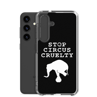 Stop Circus Cruelty Clear Case for Samsung®