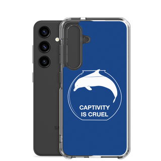 Captivity is Cruel Clear Case for Samsung®