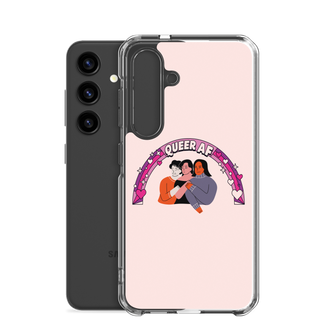 Queer AF Clear Case for Samsung®